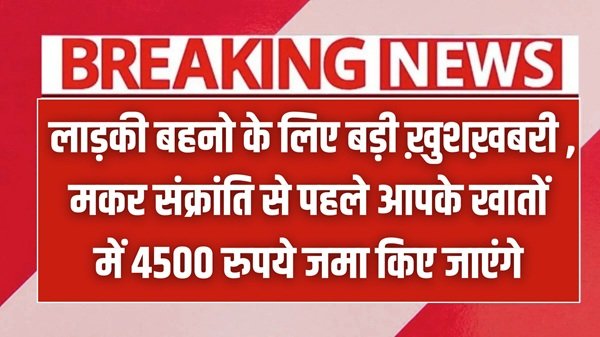 Ladaki Bahin Breaking News